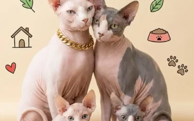 Adoption des chatons Sphynx « pot de colle »